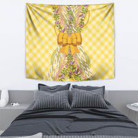Hawaii Palaka Pikake Lokelani Plumeria Tapestry Melemele Coquette Bow LT01 - Polynesian Pride