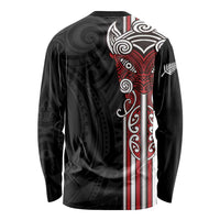 Toitu Te Reo Maori Toitu Te Whenua Toitu Te Tiriti Long Sleeve Shirt Maori Warrior New Zealand LT01 - Polynesian Pride