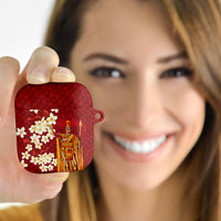 Hawaii King Kamehameha AirPods Case Plumeria Lauhala Pattern