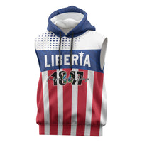 Personalized Liberia 1847 Sleeveless Hoodie Happy Independence Day LT01 Multicolor - Polynesian Pride