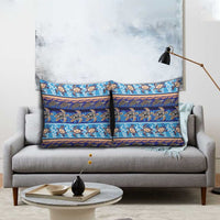 Hawaii Turtles Pattern Special Blue Pillow Cover - Polynesian Pride