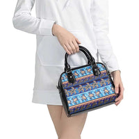 Hawaii Turtles Pattern Special Blue Shoulder Handbag - Polynesian Pride