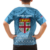 Fiji Rugby Family Matching Short Sleeve Bodycon Dress and Hawaiian Shirt Fijian Go 2023 World Cup LT01 - Polynesian Pride