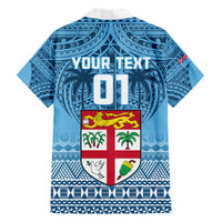 Custom Fiji Rugby Family Matching Summer Maxi Dress and Hawaiian Shirt Fijian Go 2023 World Cup LT01 - Polynesian Pride