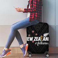 Football New Zealand Luggage Cover Aotearoa United Black Version - Polynesian Pride
