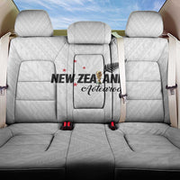Football New Zealand Back Car Seat Cover Aotearoa United White Version LT01 One Size White - Polynesian Pride