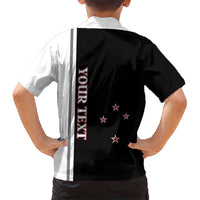 Personalised New Zealand 2025 Archery Basic Family Matching Short Sleeve Bodycon Dress and Hawaiian Shirt Archery NZ LT01 - Polynesian Pride
