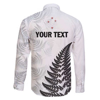 Personalised New Zealand 2025 Archery Family Matching Summer Maxi Dress and Hawaiian Shirt Aotearoa Silver Arrows White LT01 - Polynesian Pride