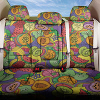Hawaii Fruits Hippie Style Back Car Seat Cover Vibrant Colorful