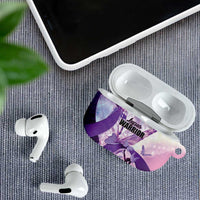 Polynesian Lupus Awareness AirPods Case Butterfly Hologram Lupus Warrior