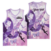 Personalized Polynesian Lupus Awareness Basketball Jersey Butterfly Hologram Lupus Warrior