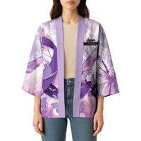 Personalized Polynesian Lupus Awareness Kimono Butterfly Hologram Lupus Warrior