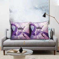 Polynesian Lupus Awareness Pillow Cover Butterfly Hologram Lupus Warrior