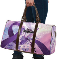 Polynesian Lupus Awareness Travel Bag Butterfly Hologram Lupus Warrior