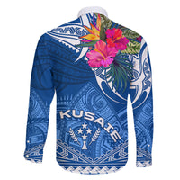 Kosrae Constitution Day Family Matching Long Sleeve Bodycon Dress and Hawaiian Shirt Kusaie Special Style LT01 - Polynesian Pride