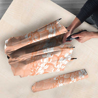 Apricot Mermaid Puakenikeni Maile Lei Umbrella