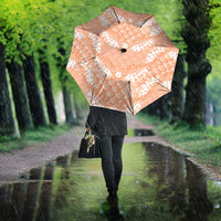 Apricot Mermaid Puakenikeni Maile Lei Umbrella