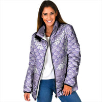 Lilac Mermaid Puakenikeni Maile Lei Padded Jacket