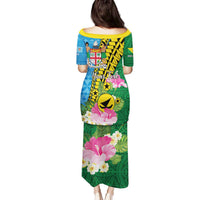 Personalised Malampa Fiji Day Family Matching Puletasi and Hawaiian Shirt Tropical Tapa Pattern LT01 - Polynesian Pride