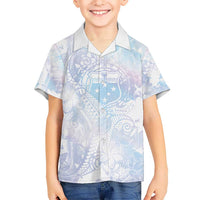 Samoa White Sunday Hawaiian Shirt Sweet Pastel Plumeria Floral