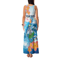 Personalized Hawaii Hula Girl Skeleton Dancing Family Matching Tank Maxi Dress and Hawaiian Shirt Hibiscus Tribal Shark LT01 - Polynesian Pride