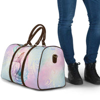 Hawaii Mermaid Sweet Pastel Travel Bag Polynesian Pattern Fish Hook