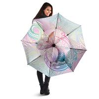 Hawaii Mermaid Sweet Pastel Umbrella Polynesian Pattern Fish Hook