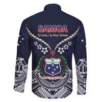 Samoa Independence Day Family Matching Off The Shoulder Long Sleeve Dress and Hawaiian Shirt Ula Nifo Mix Turtle LT01 - Polynesian Pride