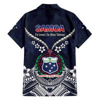 Samoa Independence Day Family Matching Off Shoulder Maxi Dress and Hawaiian Shirt Ula Nifo Mix Turtle LT01 - Polynesian Pride