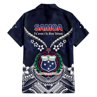 Samoa Independence Day Family Matching Short Sleeve Bodycon Dress and Hawaiian Shirt Ula Nifo Mix Turtle LT01 - Polynesian Pride