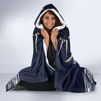 Samoa Independence Day Hooded Blanket Ula Nifo Mix Turtle