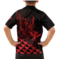 Personalized King Kamehameha Day Family Matching Mermaid Dress and Hawaiian Shirt Kakau Polynesian Pattern LT01 - Polynesian Pride