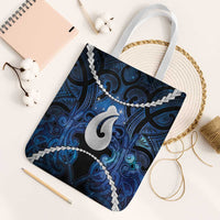 Maori Matariki Hei Matau Tote Bag Maori Kowhaiwhai Pattern Galaxy