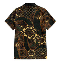 Indonesian Batik Pattern Vintage Brown Family Matching Mermaid Dress and Hawaiian Shirt LT01 - Polynesian Pride