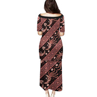 Indonesia Batik Pattern Puletasi Red Version