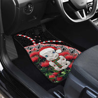 New Zealand Christmas Meri Kirihimete Car Mats Santa Hei Tiki Pohutukawa LT01 - Polynesian Pride