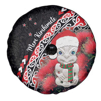 New Zealand Christmas Meri Kirihimete Spare Tire Cover Santa Hei Tiki Pohutukawa LT01 - Polynesian Pride