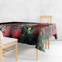 New Zealand Christmas Meri Kirihimete Tablecloth Santa Hei Tiki Pohutukawa LT01 - Polynesian Pride