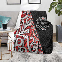 Aotearoa Toitu Te Tiriti Blanket Honour The Treaty New Zealand LT01 - Polynesian Pride
