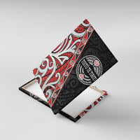 Aotearoa Toitu Te Tiriti Canvas Wall Art Honour The Treaty New Zealand LT01 With Frame Black - Polynesian Pride