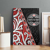 Aotearoa Toitu Te Tiriti Canvas Wall Art Honour The Treaty New Zealand LT01 - Polynesian Pride