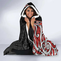 Aotearoa Toitu Te Tiriti Hooded Blanket Honour The Treaty New Zealand LT01 - Polynesian Pride