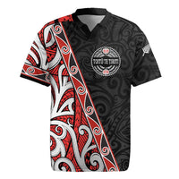 Aotearoa Toitu Te Tiriti Rugby Jersey Honour The Treaty New Zealand LT01 Black - Polynesian Pride
