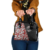 Aotearoa Toitu Te Tiriti Shoulder Handbag Honour The Treaty New Zealand LT01 One Size Black - Polynesian Pride