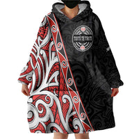 Aotearoa Toitu Te Tiriti Wearable Blanket Hoodie Honour The Treaty New Zealand LT01 - Polynesian Pride