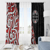 Aotearoa Toitu Te Tiriti Window Curtain Honour The Treaty New Zealand LT01 - Polynesian Pride