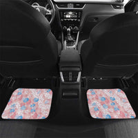 Anthurium Plumeria Lei Pastel Car Mats Pink Hawaiian Splendid Palaka