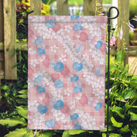 Anthurium Plumeria Lei Pastel Garden Flag Pink Hawaiian Splendid Palaka