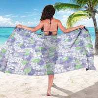 Anthurium Plumeria Lei Pastel Sarong Purple Hawaiian Splendid Palaka
