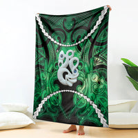 Maori Matariki Manaia Kakariki Blanket Maori Kowhaiwhai Pattern Galaxy